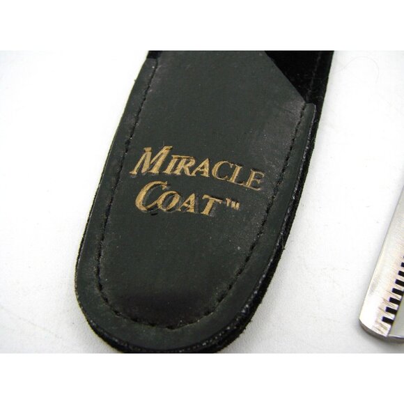 Miracle Coat Dog Thinning Shears Scissors Stainless Steel 28 Tooth w/ Case 6.5" - Picture 10 of 11